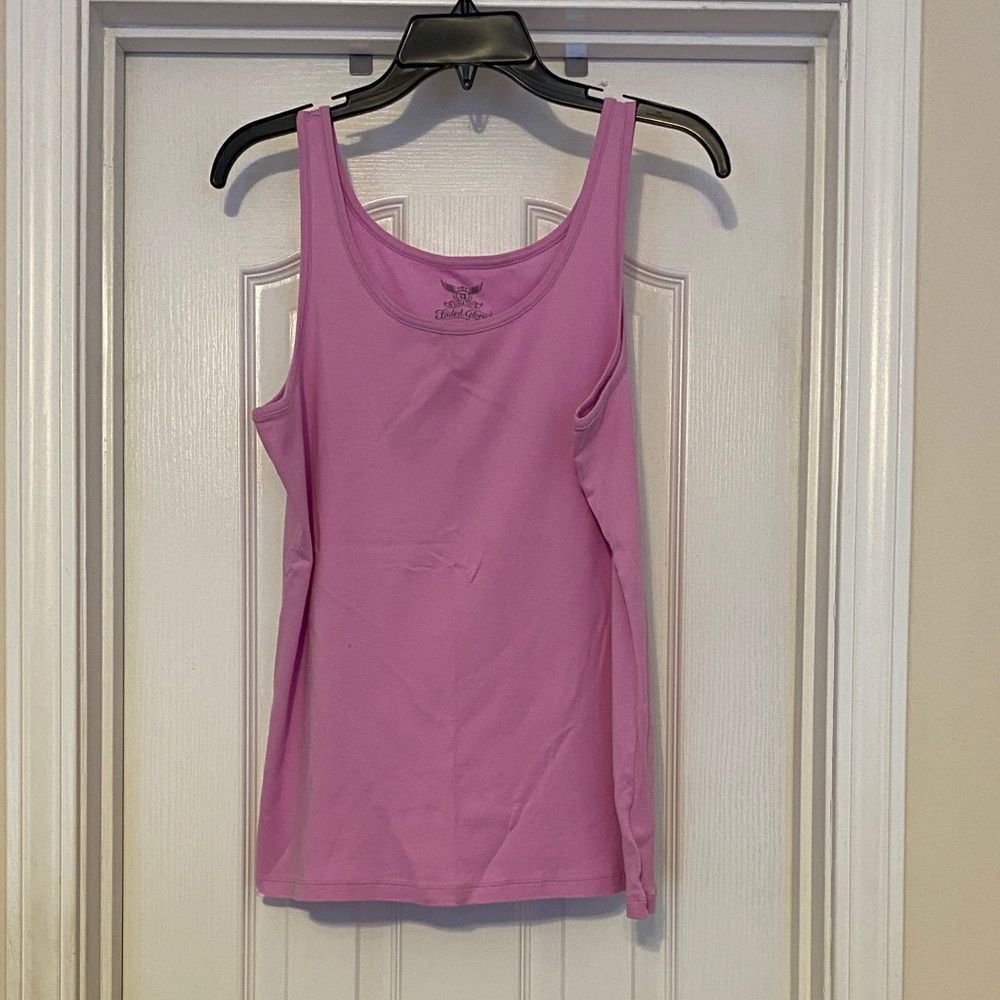 Faded Glory Scoop Neck Tank Top - Light Purple XL 16/18‎